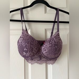 32D Hello Sugar Plunge Bra - La Senza - Purple